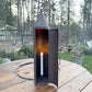 Oversized Rustic Chimney Floor Lantern