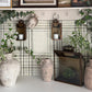 Rustic Bronze Tempered Glass Lanterns, Set of Three