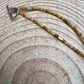 Long green chip turquoise with Orange Spiny Oyster necklace - 28 inch