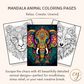 45 Mandala Animal Coloring Pages