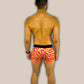 Men's Electric Zebra Boxer Trunk Underwear with Pouch