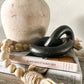 CHUNKY METAL KNOT DECOR, SET OF 2