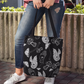SPOOKY SPELLS, BATS AND MUSHROOMS HEAVY-DUTY CANVAS TOTE BAG