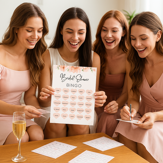 24 Printable & Editable Bridal Shower Games Bundle