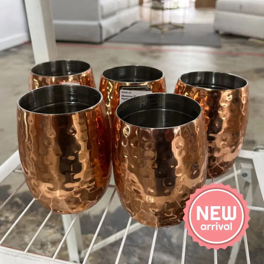 Moscow Mule Hammer Copper Mules - Set (5) Used Art