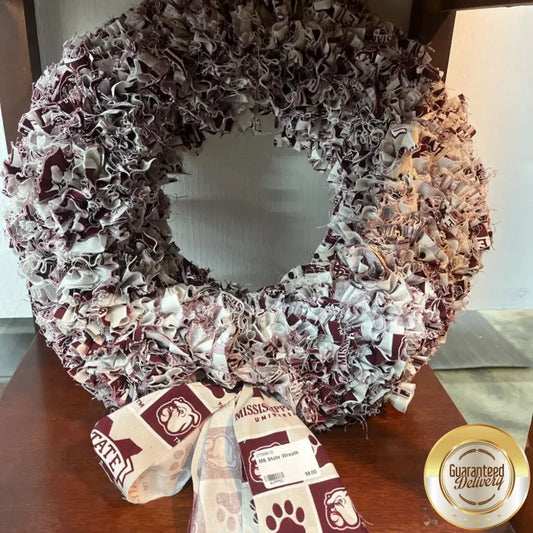 MS STATE WREATH-Thriftique Marketplace