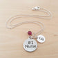 #1 NURSE CHARM PERSONALIZED STERLING SILVER NECKLACE