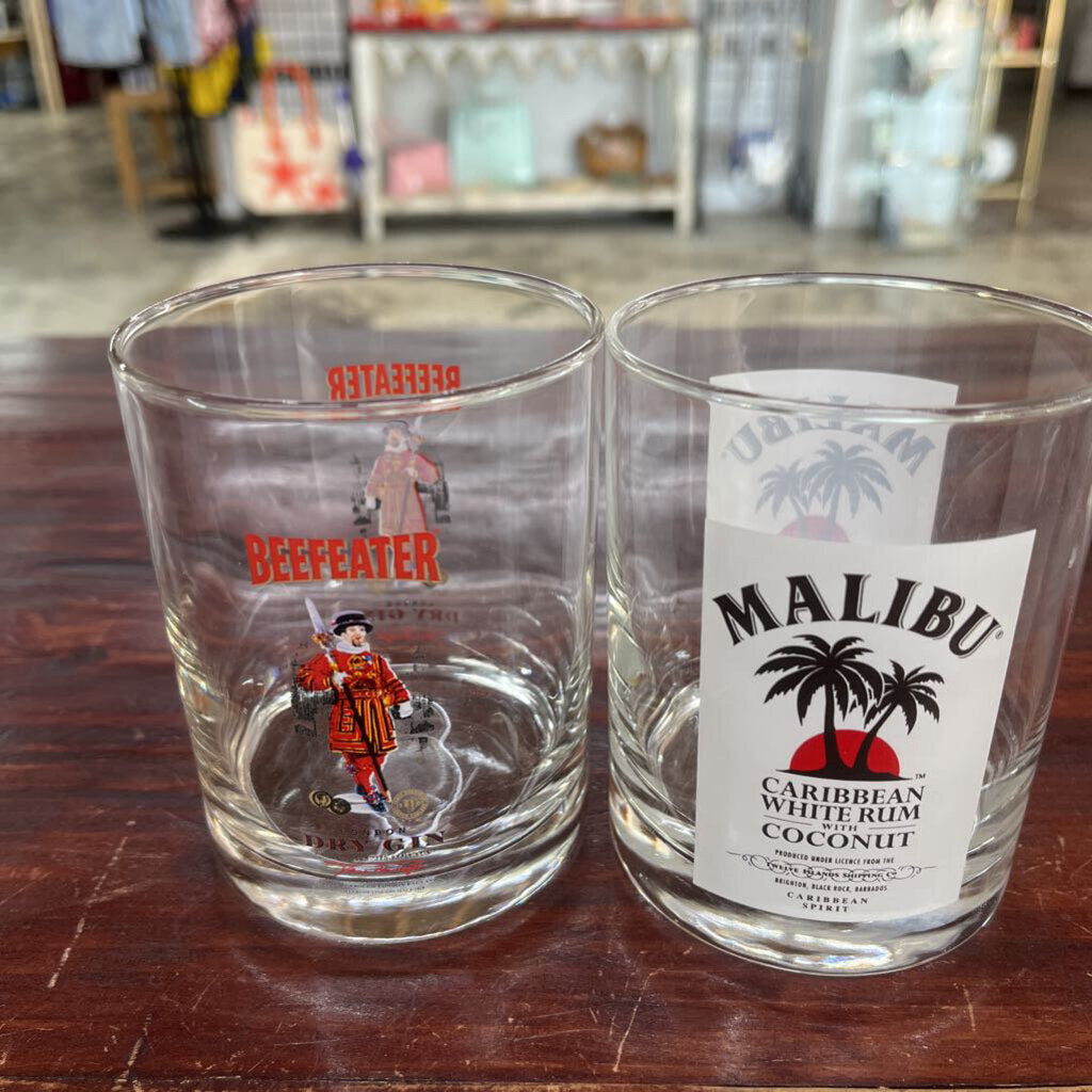 OLD FASHIONED DRINK GLASSES - SET OF 4-Thriftique Marketplace