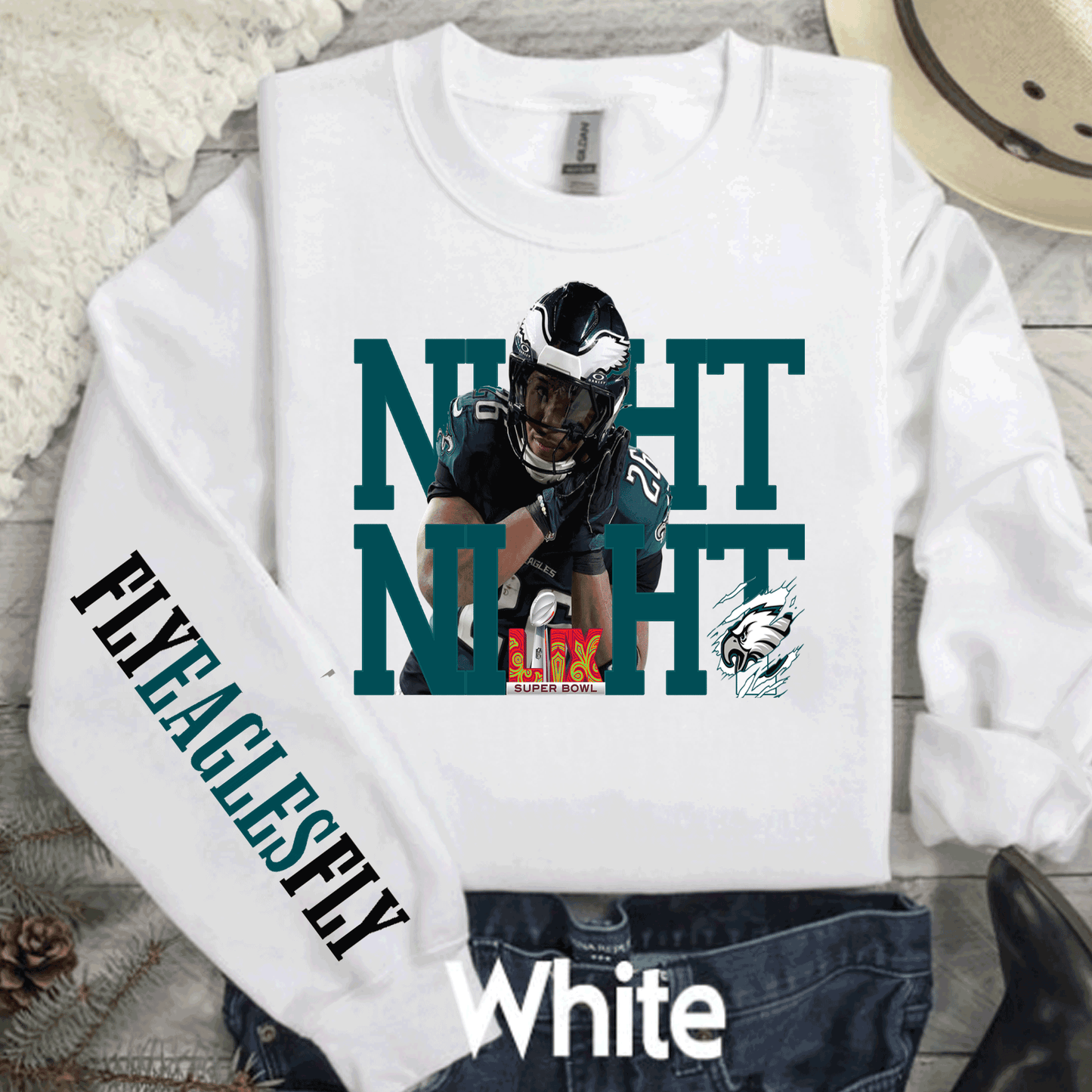 SUPER BOWL PHILADELPHIA FOOTBALL SWEATSHIRT, NIGHT NIGHT SAQUON BARKLEY, TRENDING EAGLES FAN SHIRTS, FLY EAGLES FLY, EAGLES HOODIE, SUPERBOWL GIFTS