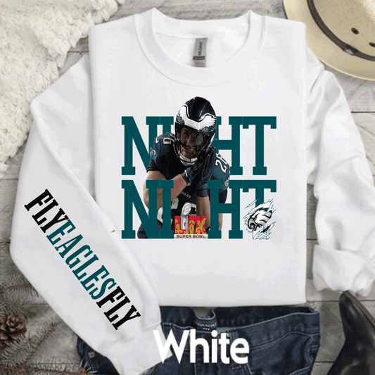 SUPER BOWL PHILADELPHIA FOOTBALL SWEATSHIRT, NIGHT NIGHT SAQUON BARKLEY, TRENDING EAGLES FAN SHIRTS, FLY EAGLES FLY, EAGLES HOODIE, SUPERBOWL GIFTS
