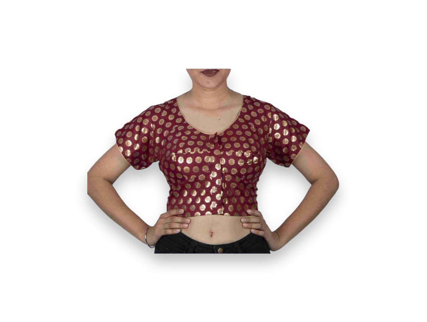 TRADITIONAL READY MADE BLOUSE FOR SAREE – ETHNIC WEAR FOR WOMEN - 101