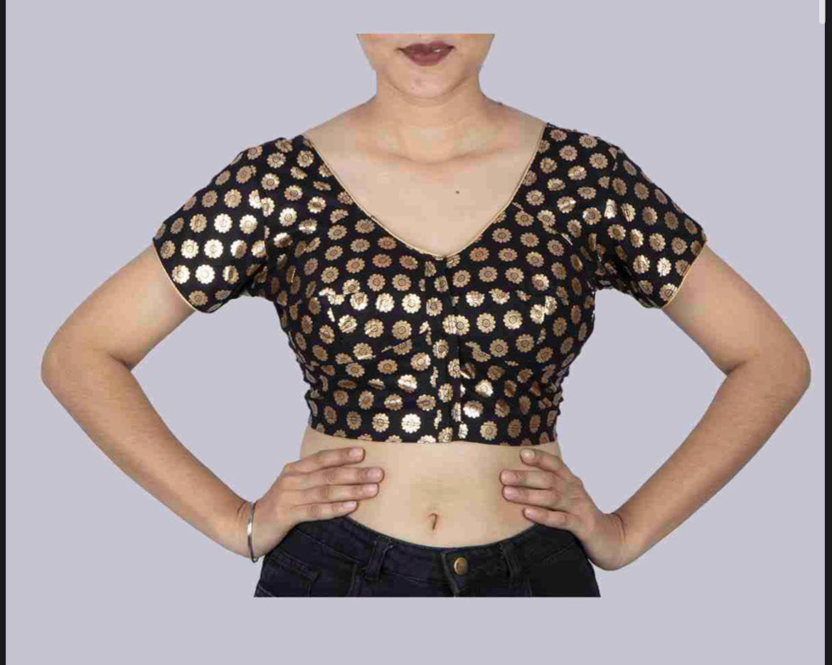 TRADITIONAL READY MADE BLOUSE FOR SAREE – ETHNIC WEAR FOR WOMEN - 10E4