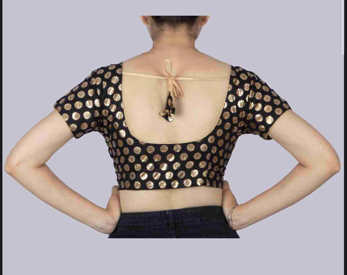 TRADITIONAL READY MADE BLOUSE FOR SAREE – ETHNIC WEAR FOR WOMEN - 10E4