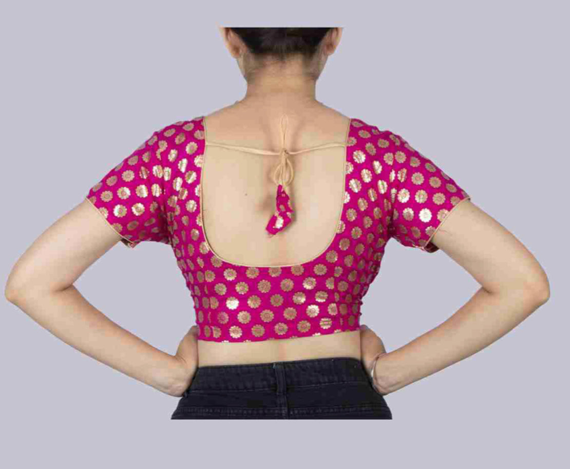 TRADITIONAL READY MADE BLOUSE FOR SAREE – ETHNIC WEAR FOR WOMEN - 102