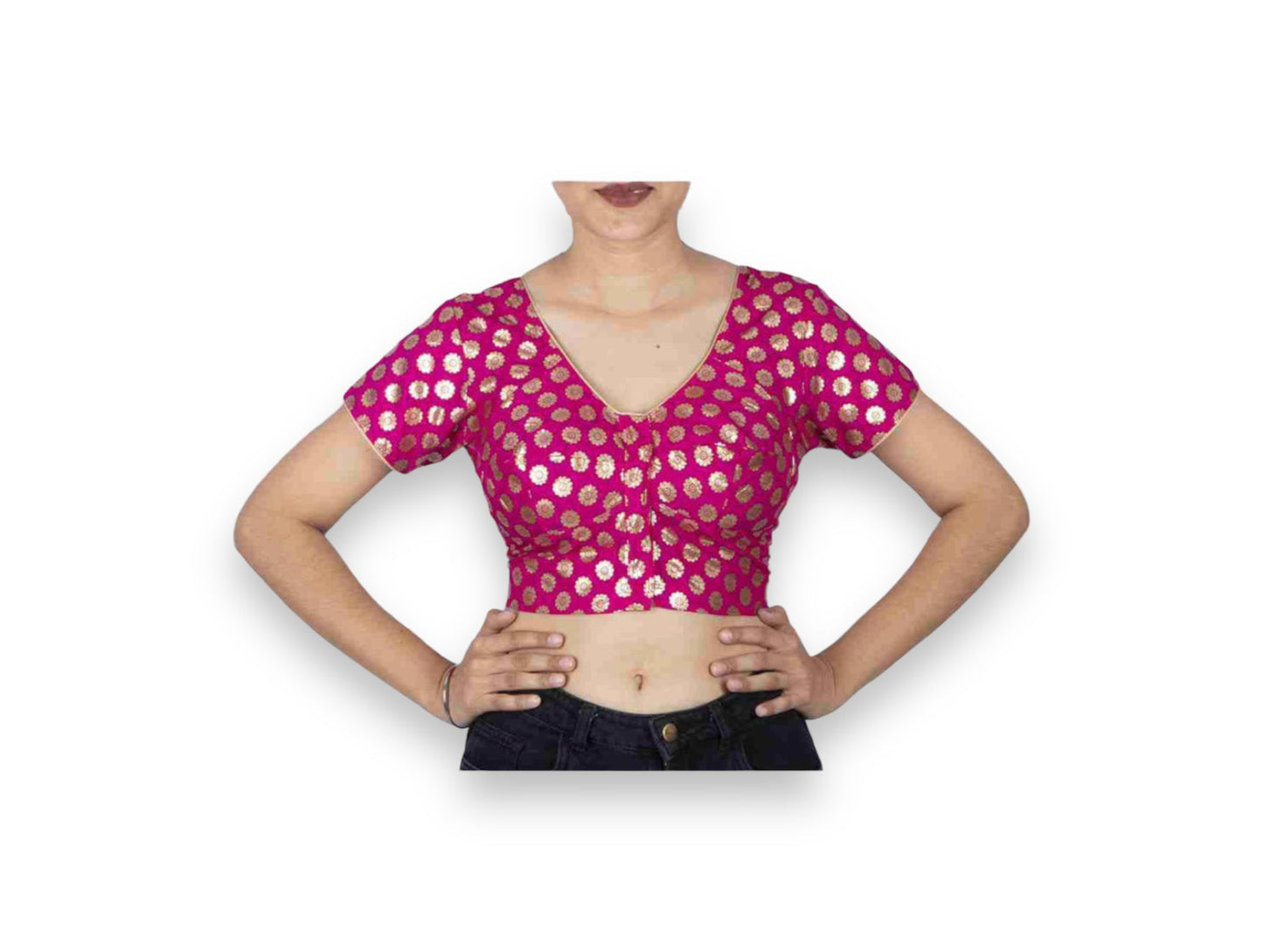 TRADITIONAL READY MADE BLOUSE FOR SAREE – ETHNIC WEAR FOR WOMEN - 102