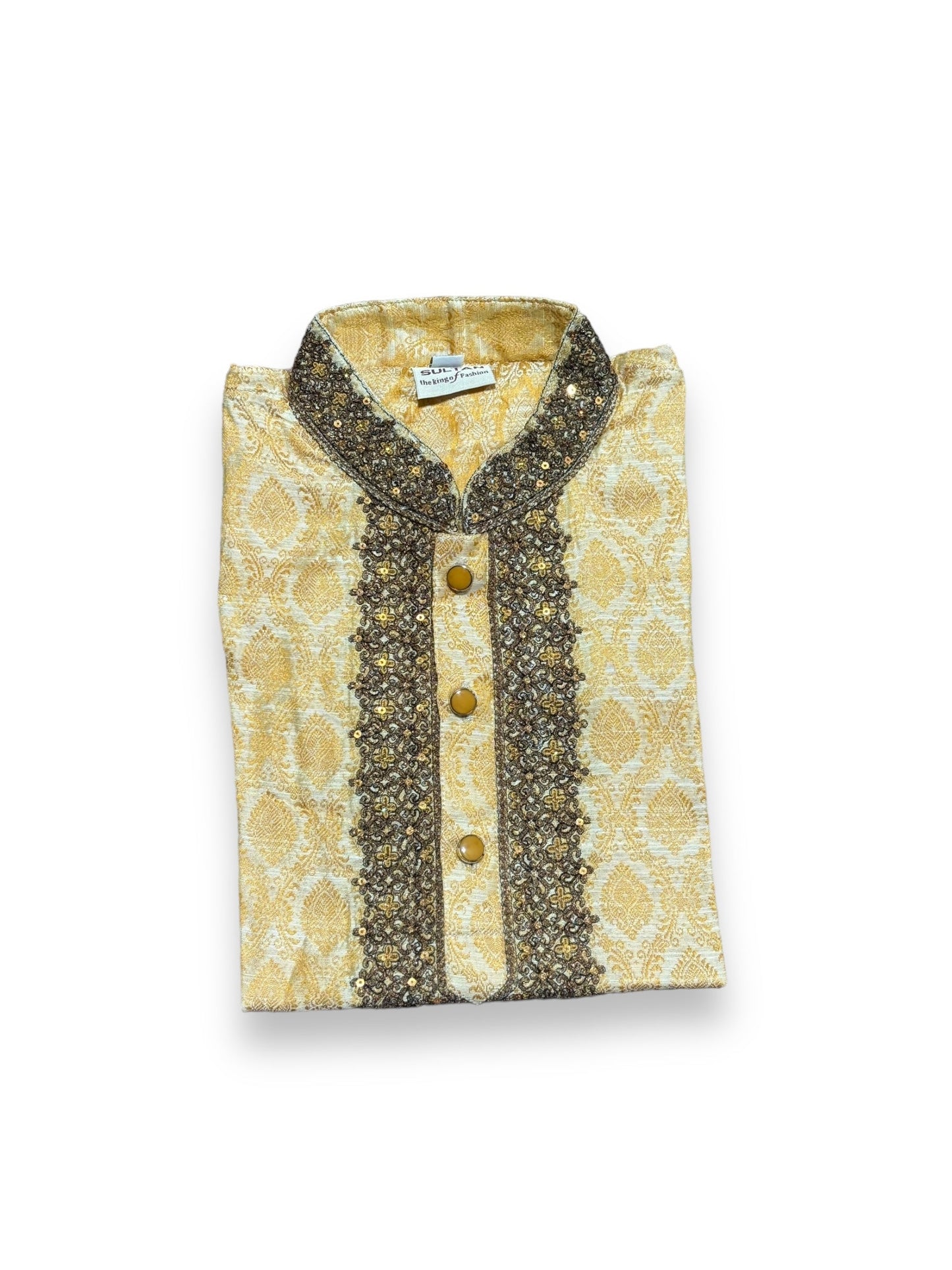 TRADITIONAL BOYS EMBROIDERY WORK COTTON KURTA- 06