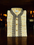 TRADITIONAL BOYS EMBROIDERY WORK COTTON KURTA- 06
