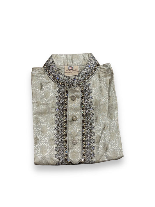TRADITIONAL- BOYS EMBROIDERY WORK COTTON KURTA