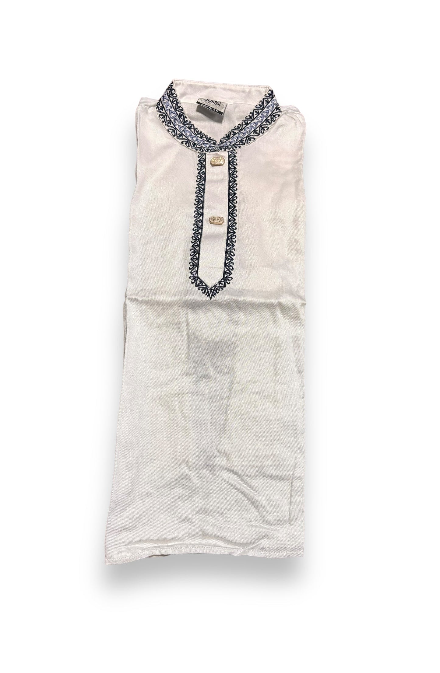 TRADITIONAL BOYS WHITE SOFT COTTON KURTA-02