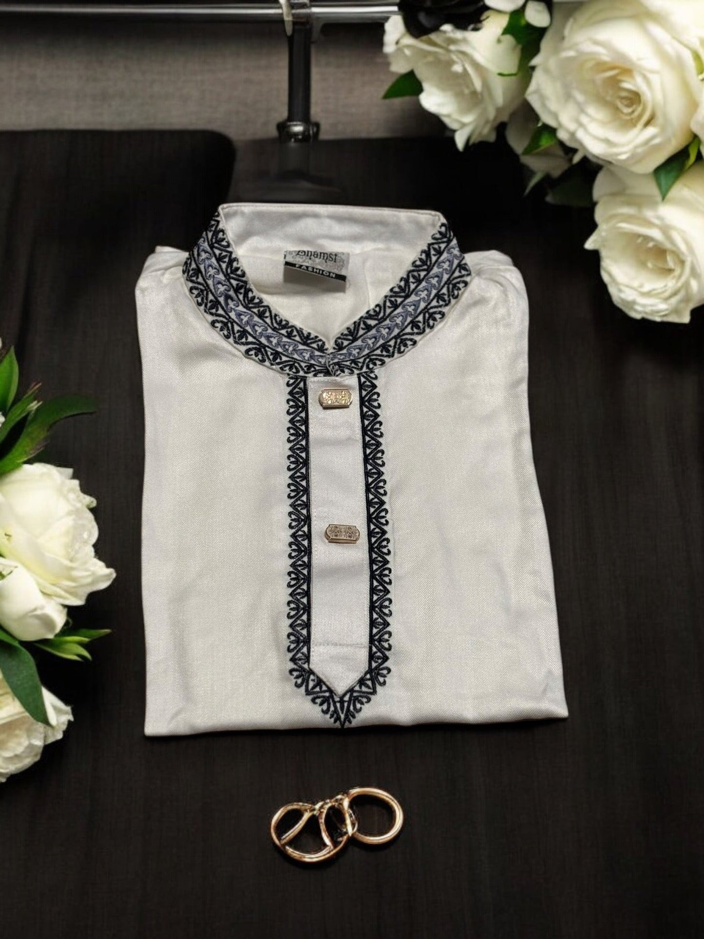 TRADITIONAL BOYS WHITE SOFT COTTON KURTA-02