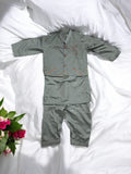 TRADITIONAL KURTA, PAJAMA AND COAT SET FOR BOYS - ETHNIC WEAR- 304