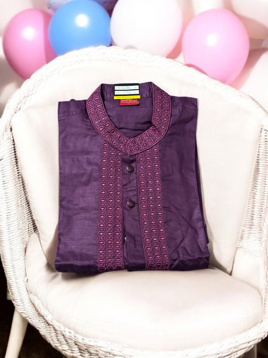 TRADITIONAL SOFT COTTON COMFORTABLE KURTA FOR BOYS - ETHNIC WEAR- 201