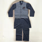 TRADITIONAL SOFT COTTON KURTA, PAJAMA AND COAT SET FOR BOYS - ETHNIC WEAR- 211