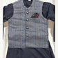 TRADITIONAL SOFT COTTON KURTA, PAJAMA AND COAT SET FOR BOYS - ETHNIC WEAR- 211
