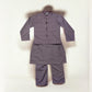 TRADITIONAL SOFT COTTON KURTA, PAJAMA AND COAT SET FOR BOYS - ETHNIC WEAR- 212