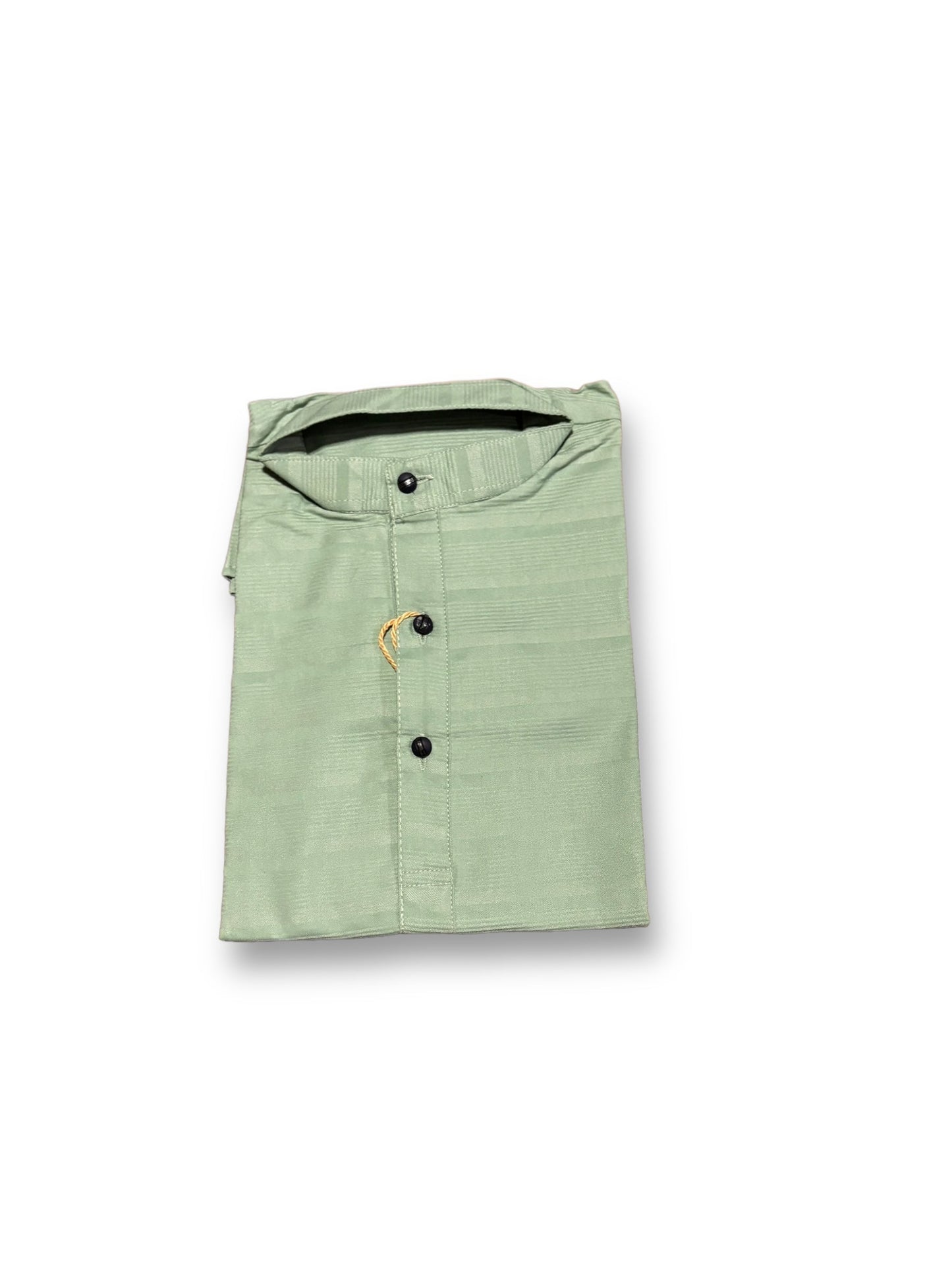 TRADITIONAL BOYS GREEN COTTON KURTA PAJAMA - 1009