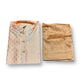 TRADITIONAL BOYS OFF WHITE SILK KURTA PAJAMA - 6326