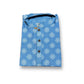 TRADITIONAL- BOYS SKY BLUE PRINTED KURTA PAJAMA - 6415