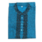 TRADITIONAL BLUE BOYS COTTON KURTA - ETHNIC WEAR 05