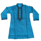 TRADITIONAL BLUE BOYS COTTON KURTA - ETHNIC WEAR 05