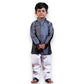 TRADITIONAL JACQUARD KIDS KURTA PAJAMA SET - ETHNIC WEAR