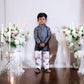TRADITIONAL JACQUARD KIDS KURTA PAJAMA SET - ETHNIC WEAR