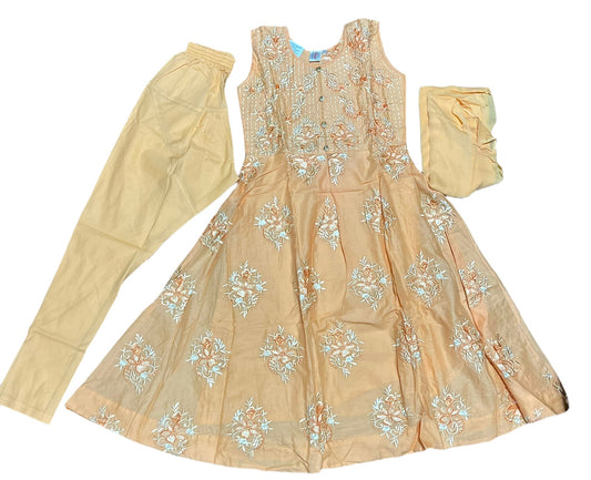 TRADITIONAL COTTON SALWAR KAMEEZ SUIT FOR GIRLS - ETHNIC WEAR FOR KIDS - 03