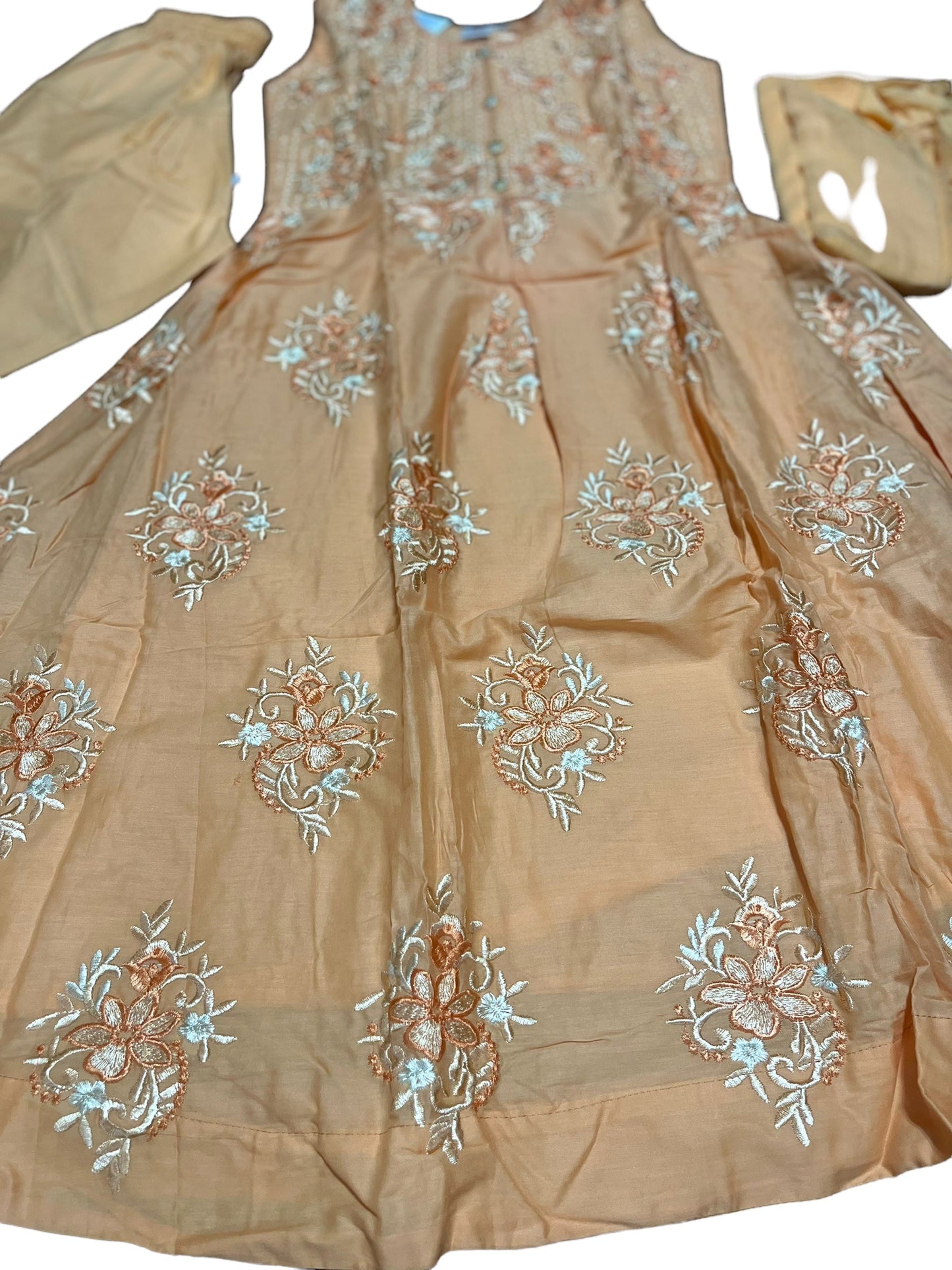 TRADITIONAL COTTON SALWAR KAMEEZ SUIT FOR GIRLS - ETHNIC WEAR FOR KIDS - 03