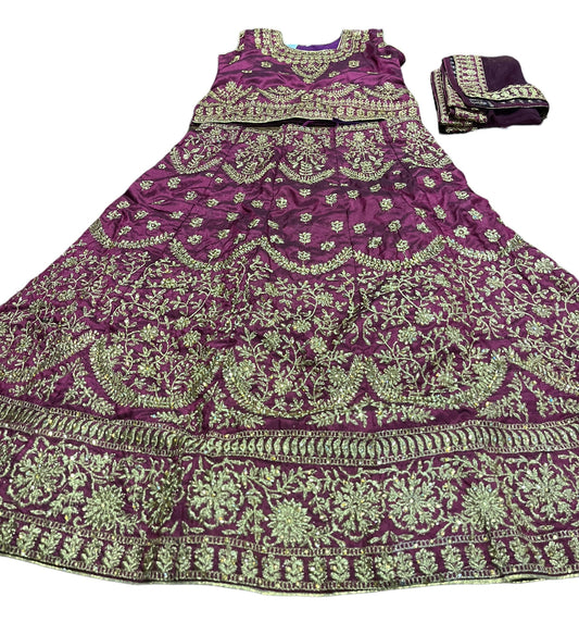 TRADITIONAL GIRLS LEHENGA CHOLI SET – ETHNIC WEAR FOR KIDS-024