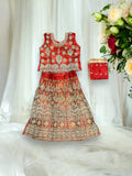 TRADITIONAL GIRLS LEHENGA CHOLI SET – ETHNIC WEAR FOR KIDS-012