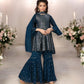 TRADITIONAL DESIGNER FESTIVE WEAR HEAVY GEORGETTE SALWAR KAMEEZ SUIT FOR GIRLS