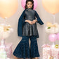 TRADITIONAL DESIGNER FESTIVE WEAR HEAVY GEORGETTE SALWAR KAMEEZ SUIT FOR GIRLS