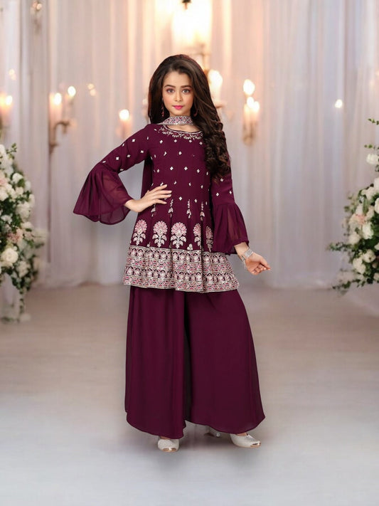 TRADITIONAL FANCY GEORGETTE SALWAR KAMEEZ FOR GIRLS