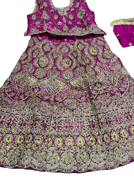 TRADITIONAL GIRLS LEHENGA CHOLI SET – ETHNIC WEAR FOR KIDS-010