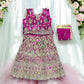 TRADITIONAL GIRLS LEHENGA CHOLI SET – ETHNIC WEAR FOR KIDS-010