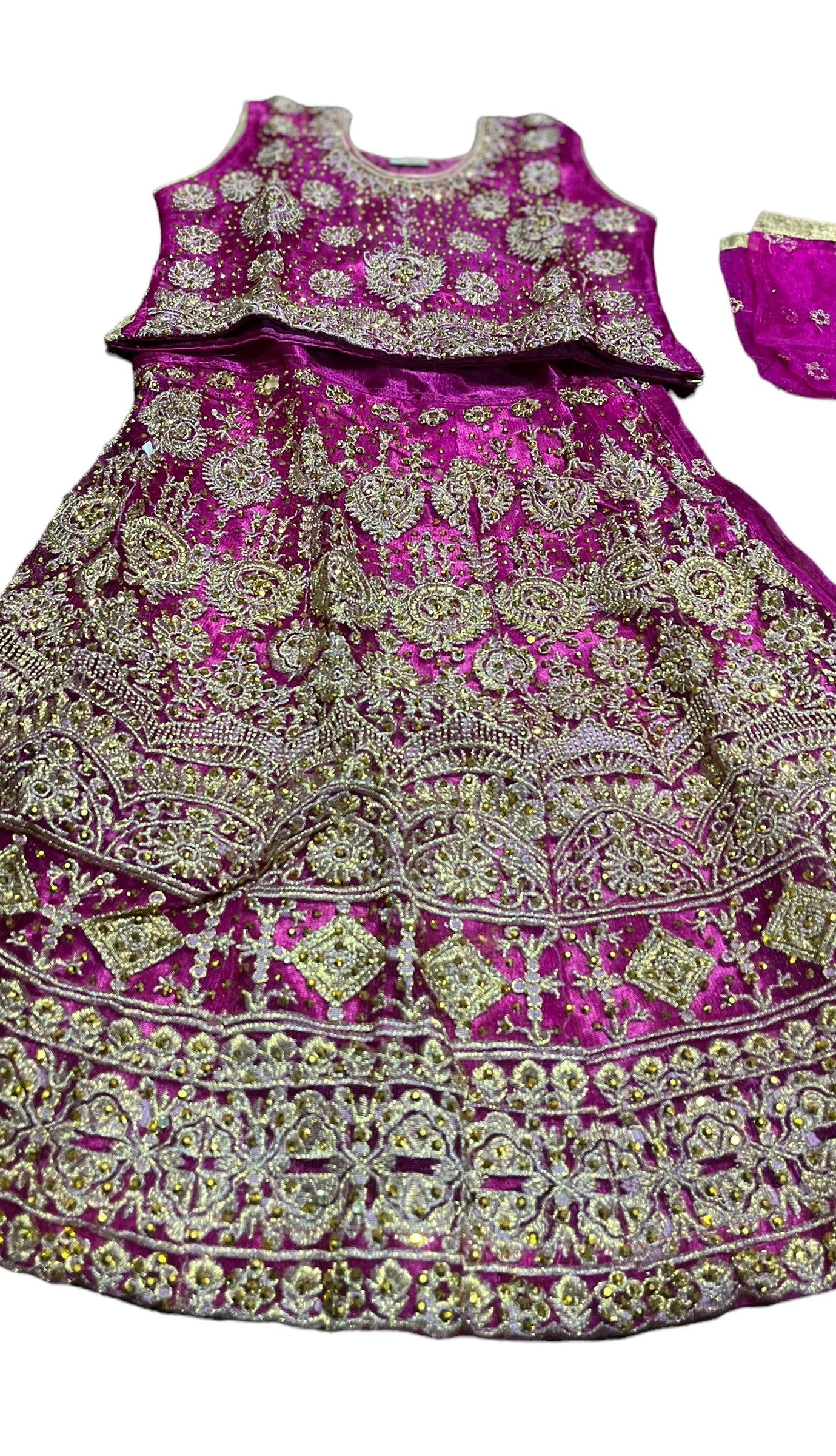 TRADITIONAL GIRLS LEHENGA CHOLI SET – ETHNIC WEAR FOR KIDS-011