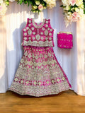 TRADITIONAL GIRLS LEHENGA CHOLI SET – ETHNIC WEAR FOR KIDS-011