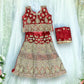 TRADITIONAL GIRLS LEHENGA CHOLI SET – ETHNIC WEAR FOR KIDS-014