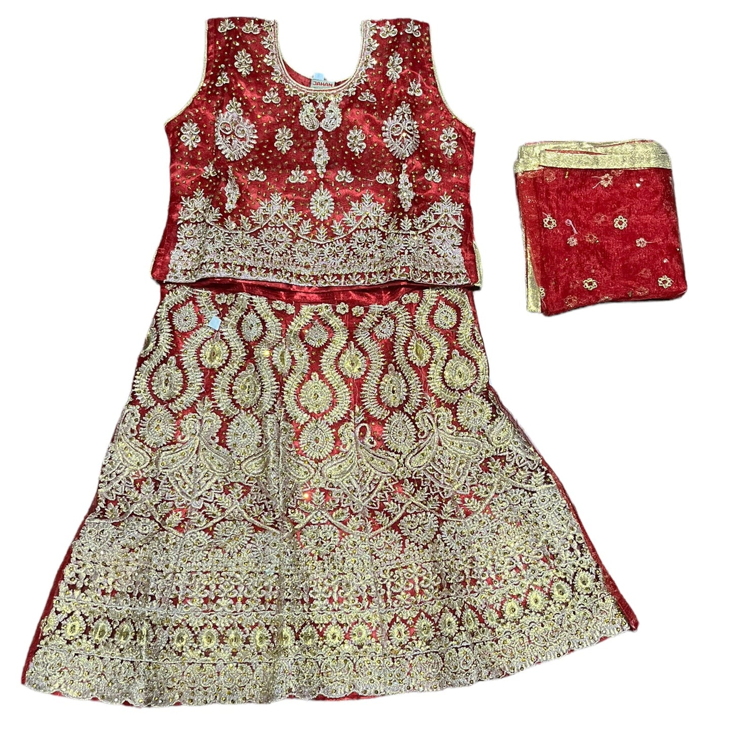 TRADITIONAL GIRLS LEHENGA CHOLI SET – ETHNIC WEAR FOR KIDS-09
