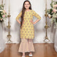 TRADITIONAL COTTON KURTI SET WITH PANT FOR GIRLS - ETHNIC WEAR FOR KIDS-01